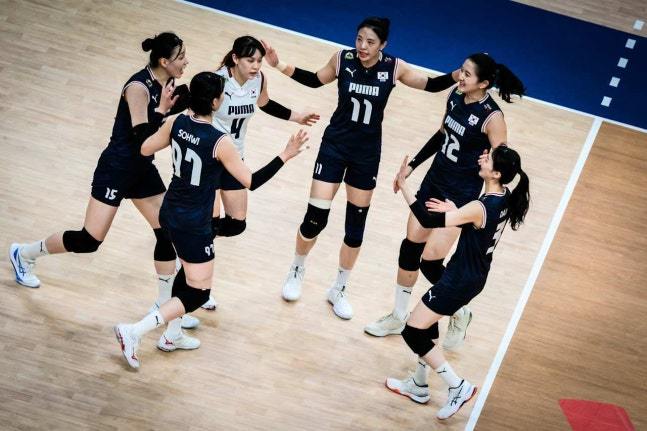 한국 여자배구 대표팀(VNL 제공)