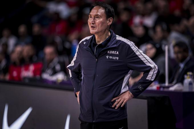 안준호 남자 농구대표팀 감독. (FIBA 제공)