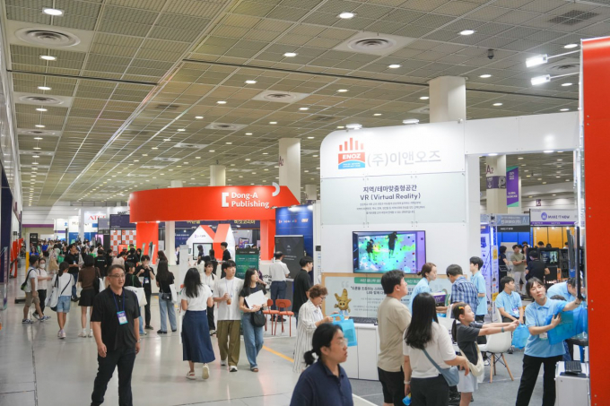 2025 에듀플러스위크 미래교육박람회가 13일부터 오는 15일까지 서울 강남구 코엑스 C홀에서 진행된다. 사진은 2024년 행사 현장의 모습. /사진=머니투데이 제공