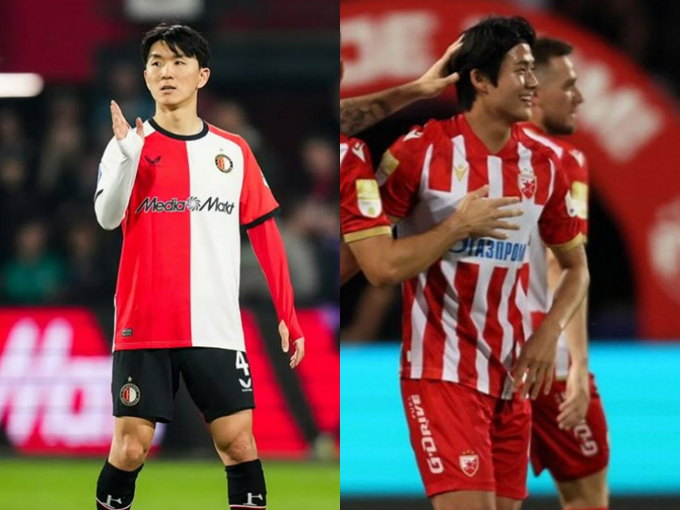 황인범과 설영우가 유럽축구연맹 챔피언스리그 출전을 위한 관문인 3차 예선 2차전을 앞두고 있다. 사진은 페네르바체에서 활약 중인 황인범(왼쪽)과 즈베즈다에서 활약 중인 설영우의 모습. /사진=황인범·설영우 인스타그램 캡처