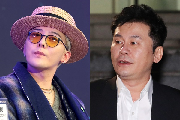 경찰이 가수 지드래곤(본명 권지용·왼쪽)과 양현석 YG엔터테인먼트 회장 등의 저작권법 위반 혐의를 수사 중이다. /사진=뉴스1