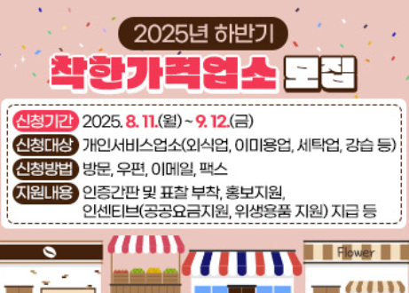 김해시 올 하반기 착한가격업소 모집 포스터./사진=김해시