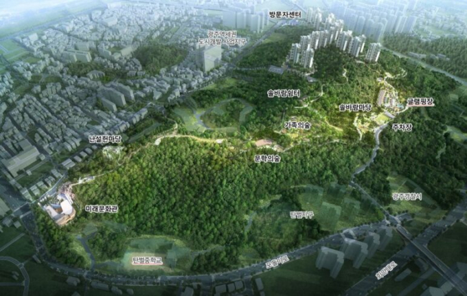경기 광주시 중앙공원 조감도. /자료제공=광주시