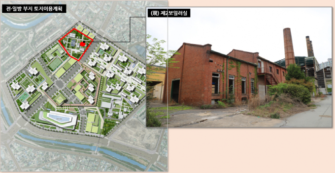전방·일방 부지 토지이용계획과 제2보일러실./사진=광주시