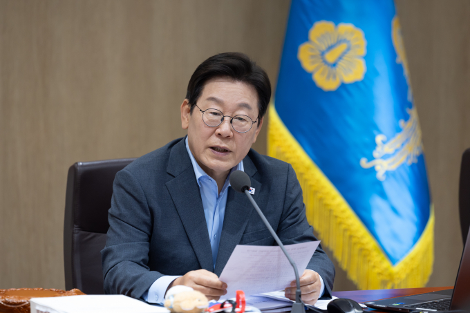 이재명 대통령이 오는 23~24일 일본을 방문해 이시바 시게루 일본 총리와 정상회담을 연다. 사진은 이 대통령이 지난 12일 서울 용산 대통령실 청사에서 열린 국무회의에서 발언하는 모습. /사진=뉴스1(대통령실 제공) 