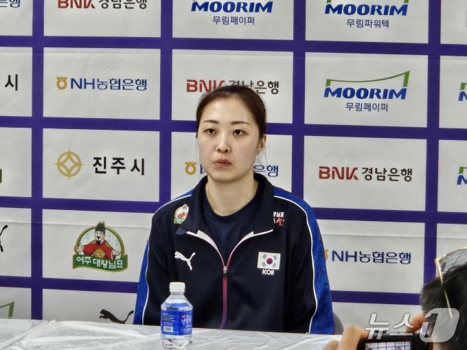 여자배구 국가대표팀의 박은진 ⓒ News1 안영준 기자