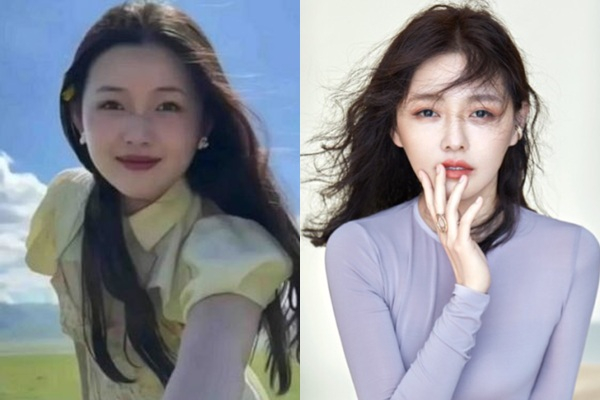 중국 한 여대생이 배우 서희원과 닮은 외모로 관심을 끌고 있다. 사진은 이구비구(왼쪽)와 세상을 떠난 배우 서희원. /사진=이구비구, 서희원 인스타그램