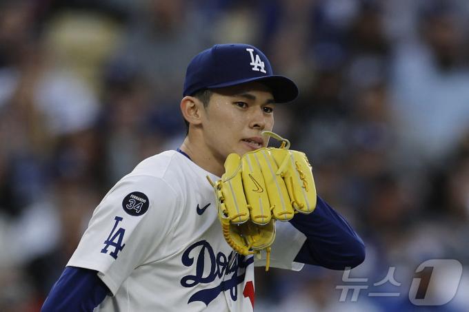 LA 다저스 일본인 투수 사사키 코리. ⓒ AFP=뉴스1