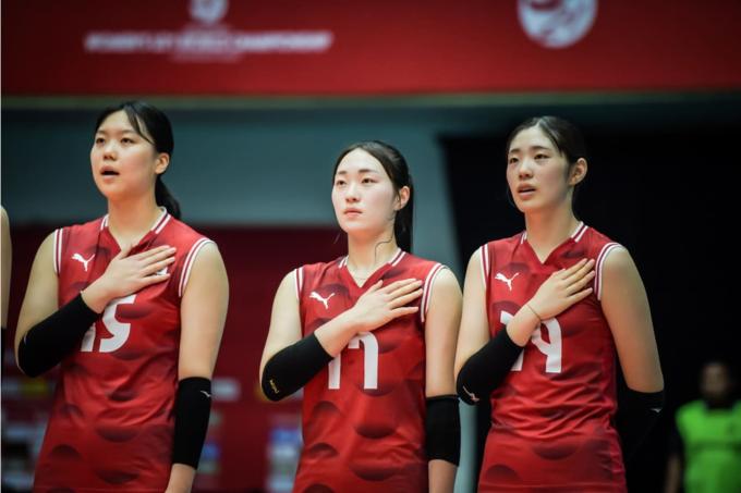 21세 이하 여자 배구 대표팀. (FIVB 제공)