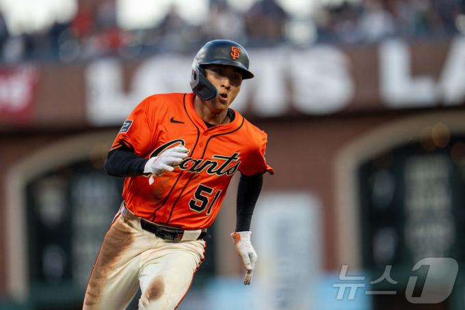 MLB 샌프란시스코 이정후. ⓒ 로이터=뉴스1