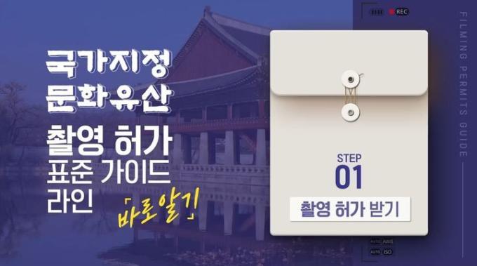 국가지정문화유산 촬영허가 표준가이드라인 바로알기 (제공=국가유산청)
