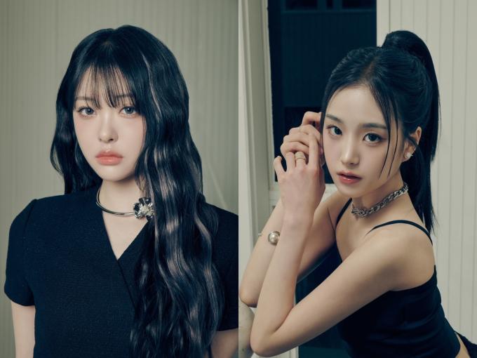 23일 광주 KIA-LG전에서 시구와 시타를 하는 트리플에스의 지연(왼쪽)과 린. (KIA 제공)