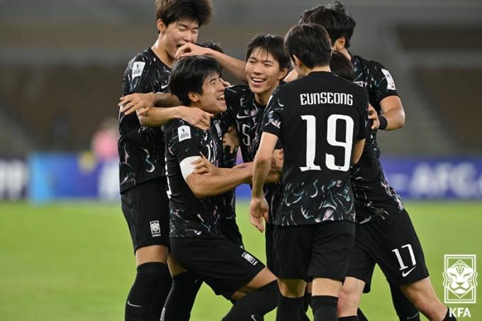한국 U17 대표팀(대한축구협회 제공)