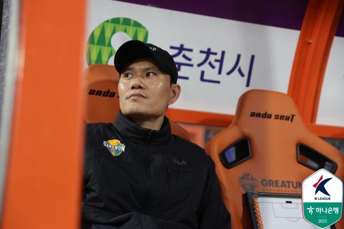 정경호 강원 감독(한국프로축구연맹 제공)