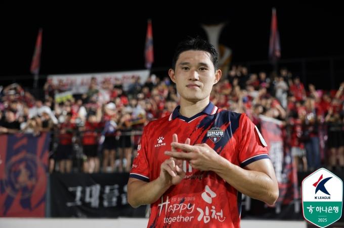 김천의 이동경(한국프로축구연맹 제공)