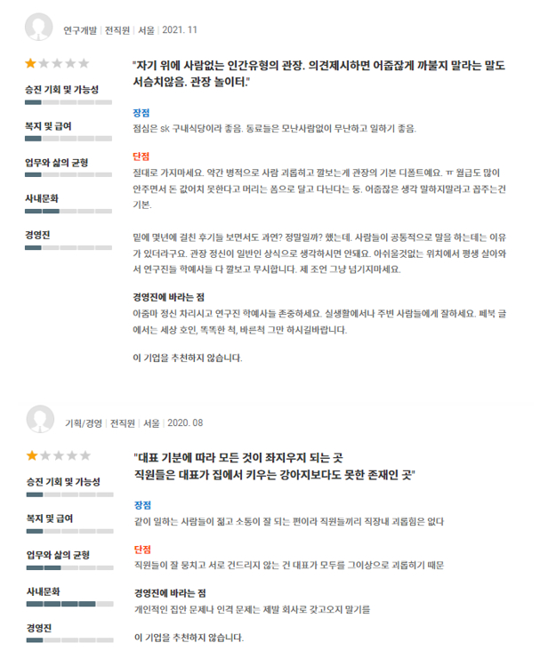 / 사진=잡플래닛 캡처