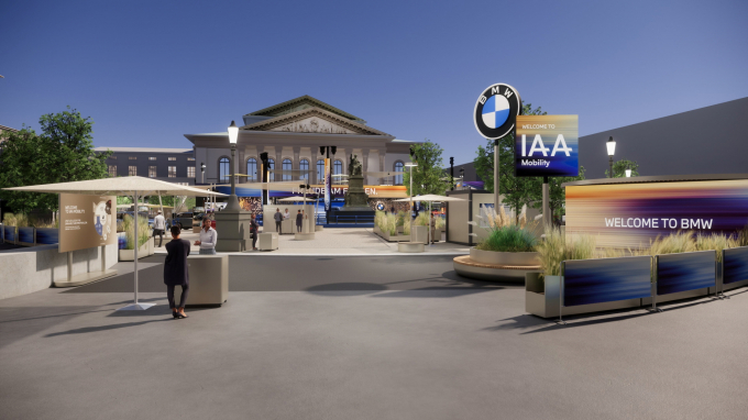 IAA 모빌리티 2025가 9월 독일 뮌헨에서 개최된다. 사진은 BMW의 IAA 모빌리티 2025 오픈 스페이스. /사진=BMW 그룹 코리아