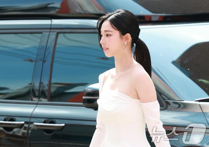 에스파 카리나가 27일 오후 서울 성동구 띵스플로우에서 열린 무신사 뷰티 페스타 개최 기념 행사에 참석하고 있다. ⓒ News1 권현진 기자