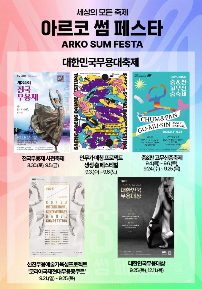 2025 아르코 썸 페스타 마지막 라인업 포스터(한국문화예술위원회 제공)
