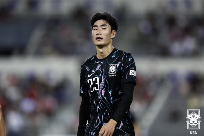 대표팀에 발탁된 서민우. (대한축구협회 제공)