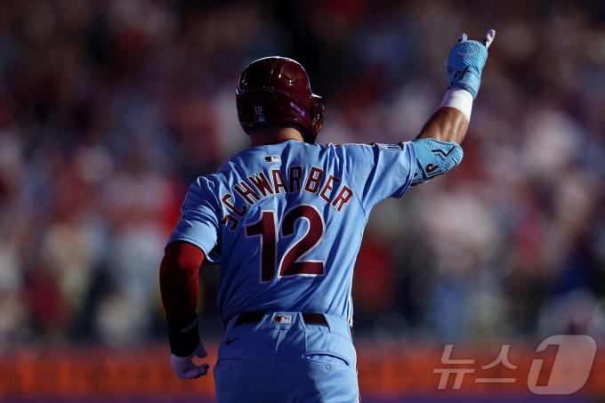 MLB 필라델피아 카일 슈와버.ⓒ AFP=뉴스1
