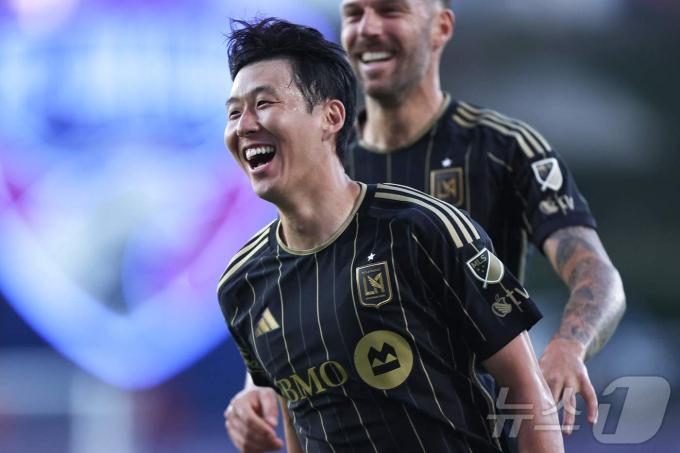 LA FC의 손흥민 ⓒ AFP=뉴스1