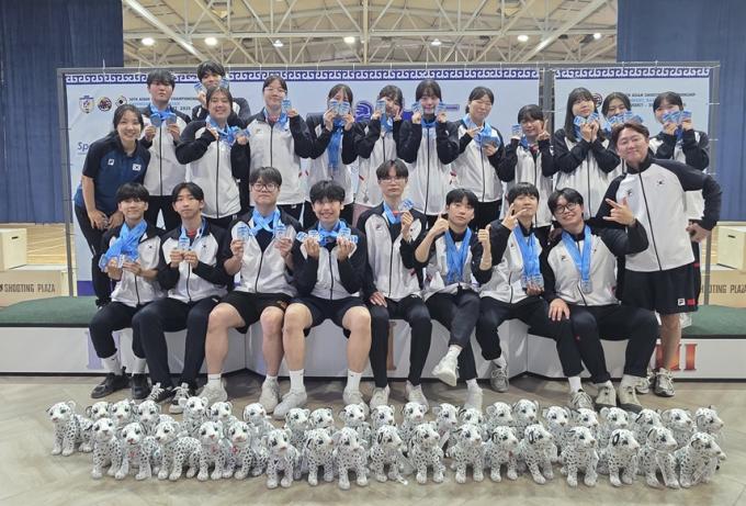 한국 사격이 아시아사격선수권에서 메달 57개를 따냈다.(대한사격연맹 제공)