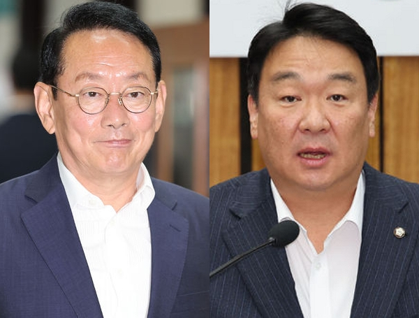 국민의힘 신임 사무총장에 정희용 의원, 정책위의장에 김도읍 의원이 내정됐다. 사진은 정희용 의원(왼쪽)과 김도읍 의원. /사진=뉴시스