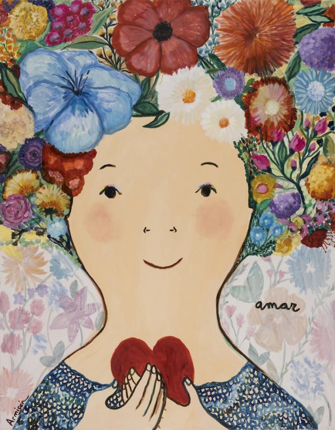 개인전 '이너 랜드스케이프스' Amar _ To love,  146&times;114cm, Oil on canvas, 2024