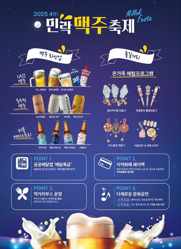 ‘의정부 민락맥주축제’ 홍보 포스터. /사진제공=의정부도시공사