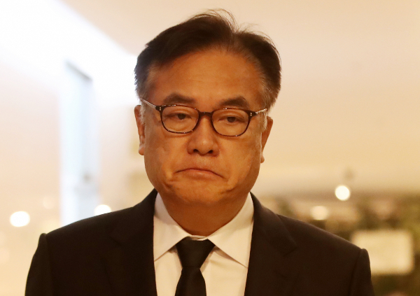내란 특검팀(특별검사 조은석)이 정진석 전 대통령 비서실장을 출국금지 조치했다. 사진은 정진석 전 대통령 비서실장 모습. /사진=뉴스1