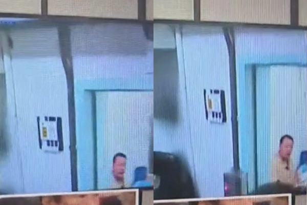 윤석열 전 대통령으로 추정되는 서울구치소 내 CCTV 영상이 온라인상에서 확산되고 있다. 사진은 온라인 상에 유포된 윤석열 구치소 추정 CCTV. /사진=온라인 커뮤니티 캡처