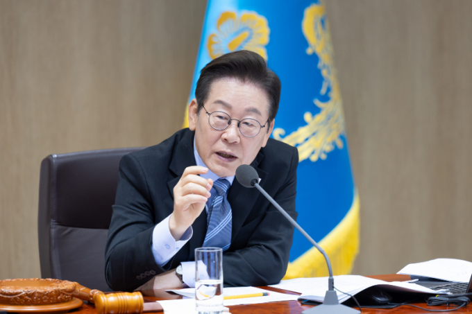 이재명 대통령이 2일 서울 용산 대통령실 청사에서 열린 제40회 국무회의에서 발언하고 있다. /사진=대통령실(뉴스1)