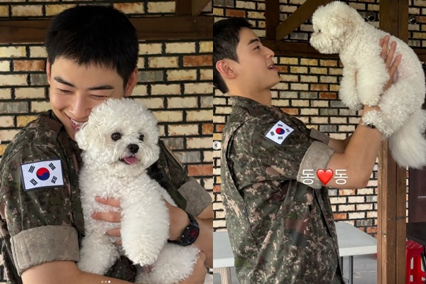 그룹 아스트로 멤버이자 배우 차은우가 입대를 한 가운데 근황이 공개됐다. /사진=인스타그램