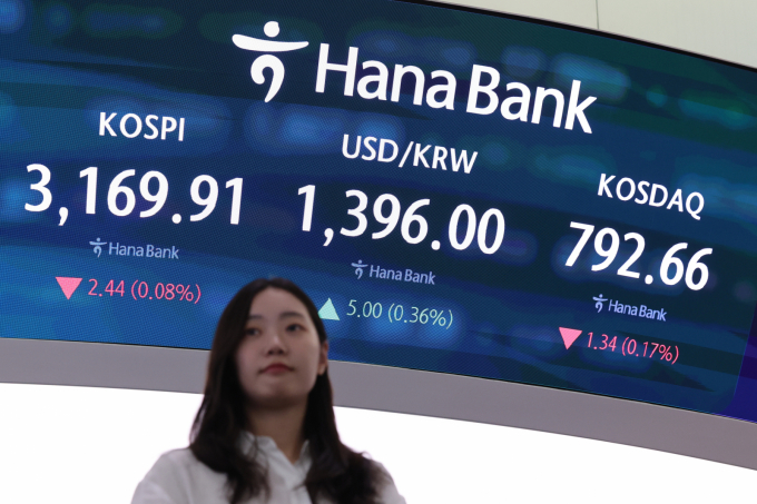 사진은 3일 서울 중구 하나은행 딜링룸. /사진=뉴스1