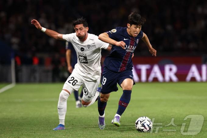 파리 생제르맹(PSG) 이강인. ⓒ AFP=뉴스1