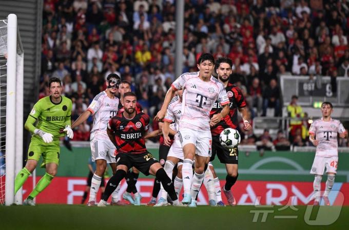 바이에른 뮌헨의 김민재. ⓒ AFP=뉴스1