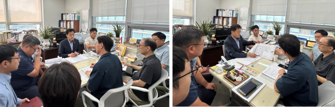 3일 간담회에는 박종각 성남시의원을 비롯해 김범준 봇들9단지 입주자대표, 한장수 자문위원, 강경흠 추진위원장과 함께 성남시 도로과·교통기획과·분당구 건설과 관계자들이 참석했다. /사진제공=성남시