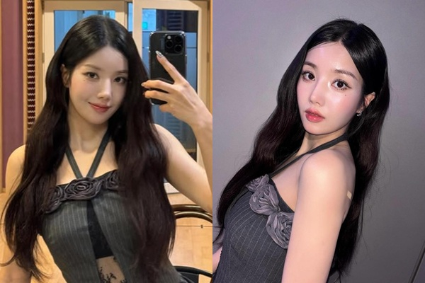 가수 권은비가 시스루 패션으로 눈길을 끌었다. /사진=권은비 인스타그램