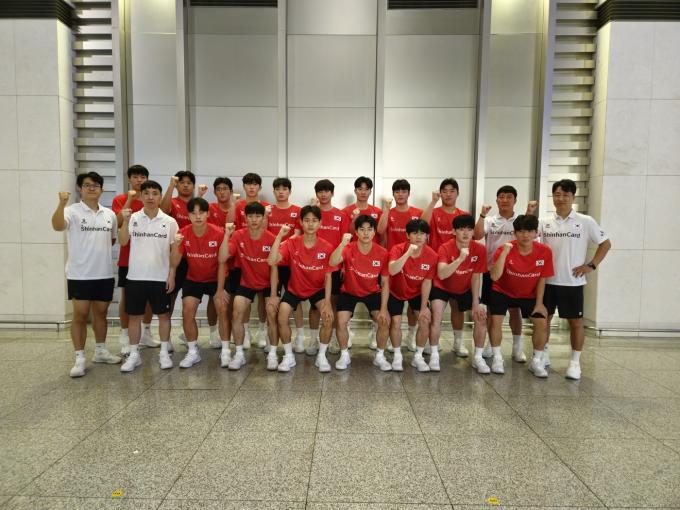 한국 남자 U17 핸드볼 대표팀(대한핸드볼협회 제공)