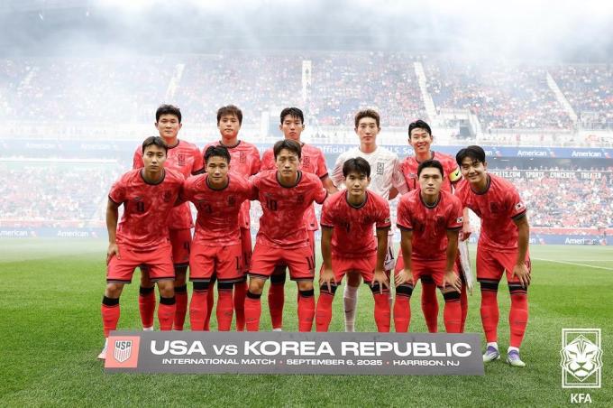 미국전에 나선 홍명보호 베스트11(대한축구협회 제공)