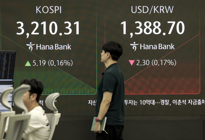 8일 코스피는 전 거래일 대비 0.15% 상승한 3209.81에, 코스닥 지수는 0.55% 오른 815.90에 거래를 시작했다./사진=뉴시스