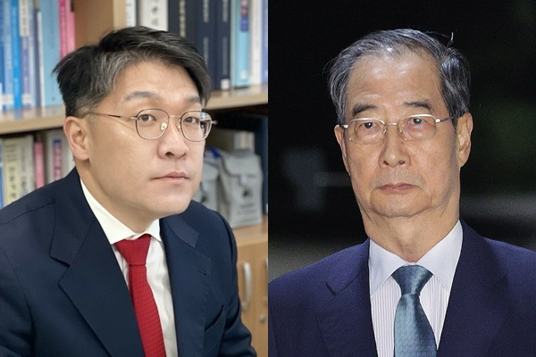 오늘 김 여사가 공천을 도왔다는 의혹을 받는 김상민 전 검사와 '순방 목걸이' 수수와 관련해 한덕수 전 국무총리가 연이어 조사를 받는다. 사진은 김상민 전 검사와 한덕수 전 국무총리. /사진=뉴스1