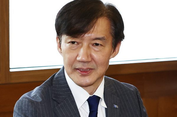 조국혁신당은 비상대책위원장에 조국 혁신정책연구원장을 단수 후보로 추천하기로 했다. 사진은 조국혁신당 조국 혁신정책연구원장이 지난 4일 오후 서울 종로구 조계사에서 총무원장 진우스님을 예방하며 발언하고 있는 모습. /사진=뉴시스(공동취재단)