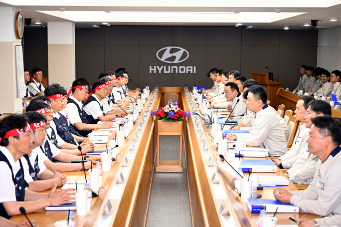 현대차 노사가 월 기본급 10만원 인상을 골자로 한 올해 임금 및 단체협약 잠정합의안을 마련했다. /사진=뉴시스