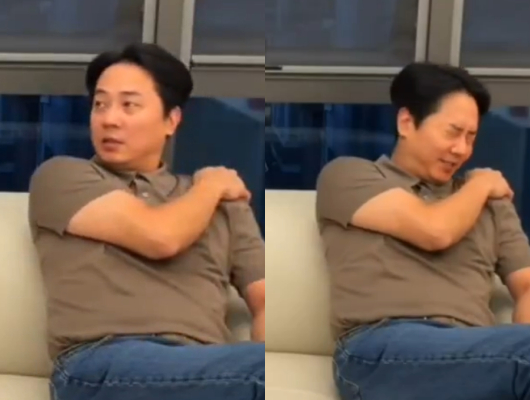 그룹 신화 앤디가 확 달라진 근황으로 눈길을 끌었다. /사진=김동완 인스타그램