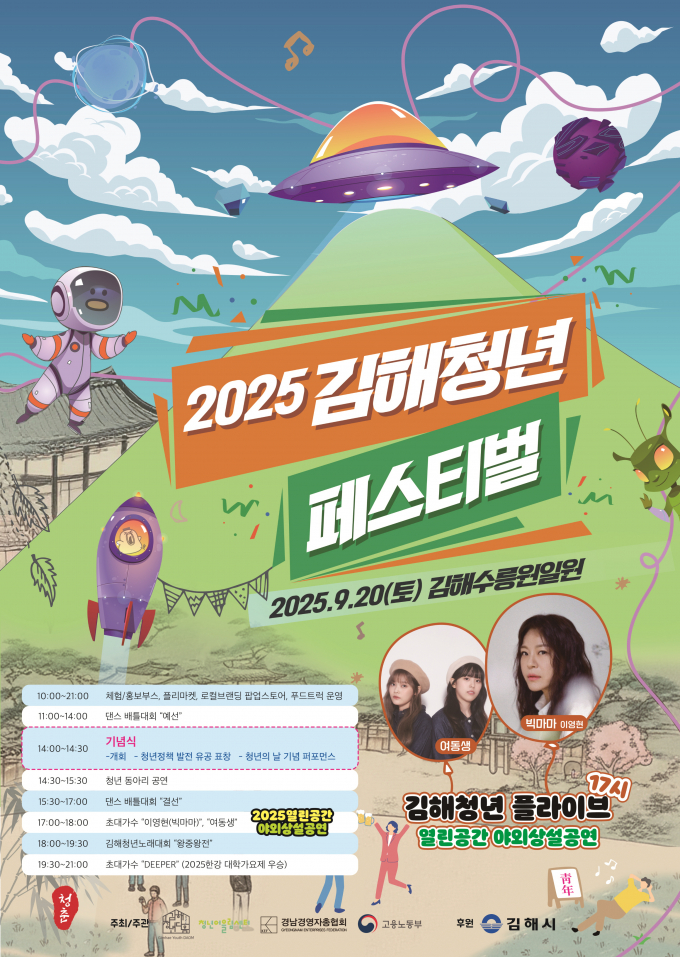 2025 김해 청년 페스티벌 포스터./사진=김해시