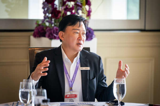 삼성바이오로직스의 사업 성과 배경이 주목된다. 사진은 존림 삼성바이오로직스 대표. /사진=삼성바이오로직스