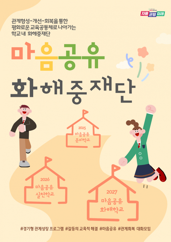  '마음공유 화해중재단' 홍보 이미지./사진제공=경기도교육청