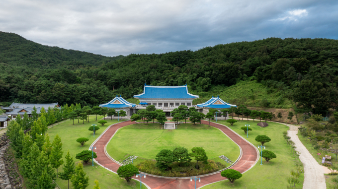 합천군에 조성된 청와대 세트장 모습./사진=합천군